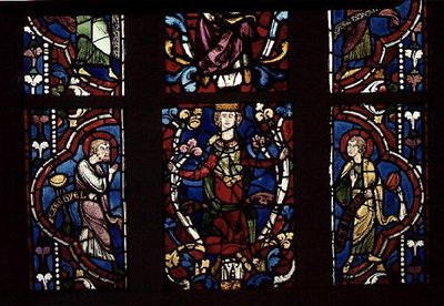 Window depicting the Tree of Jesse by French School